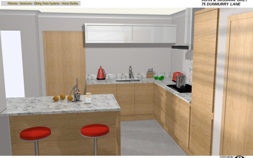 eclectica home solutions kitchen CAD design