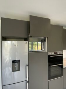 Concealed storage in the Modern Simplicity Kitchen.