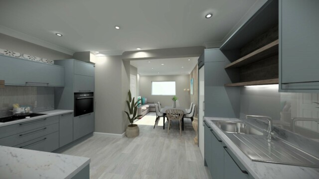 3D HD kitchen illustration