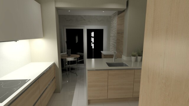 3D HD kitchen illustration